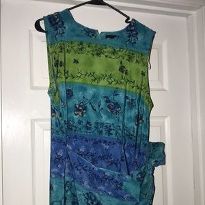 Vintage Sag Harbor Apron floral dress